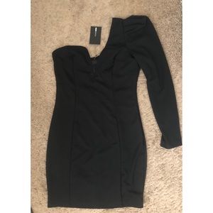 Black One Shoulder Dress